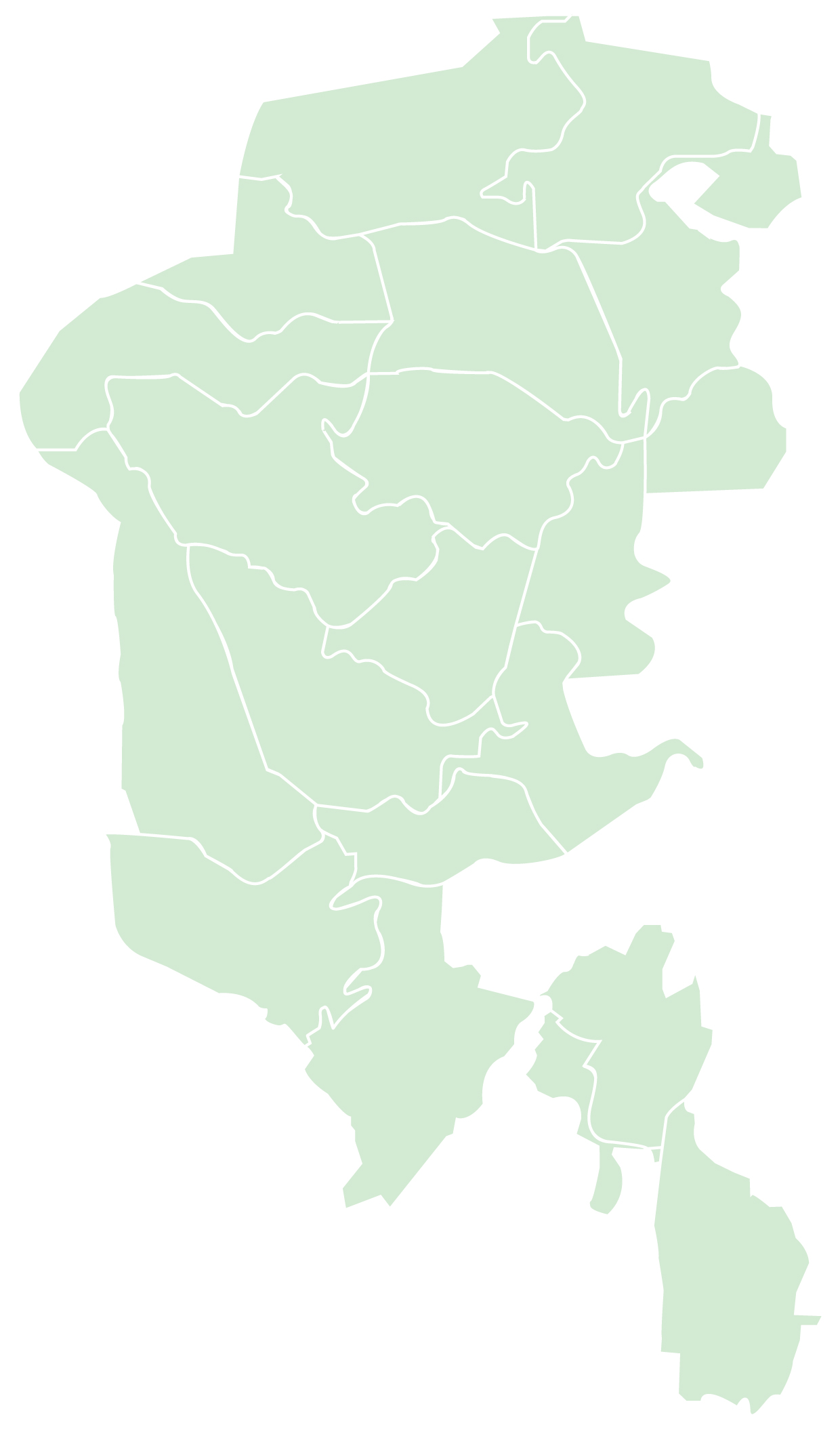 蓼科ビレッジ地区マップ